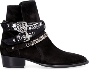 Bandana suede ankle boots-1